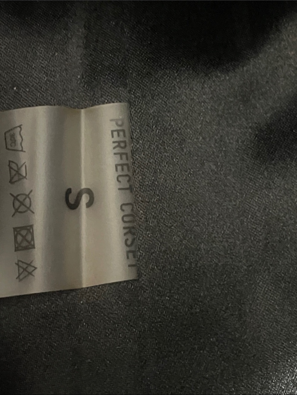 Perfect Corset NY Black Satin Corset Small S - Picture 10 of 10